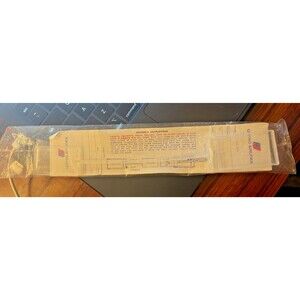 Vintage Sealed 1970-1980 United Airlines Baggage Luggage Tag